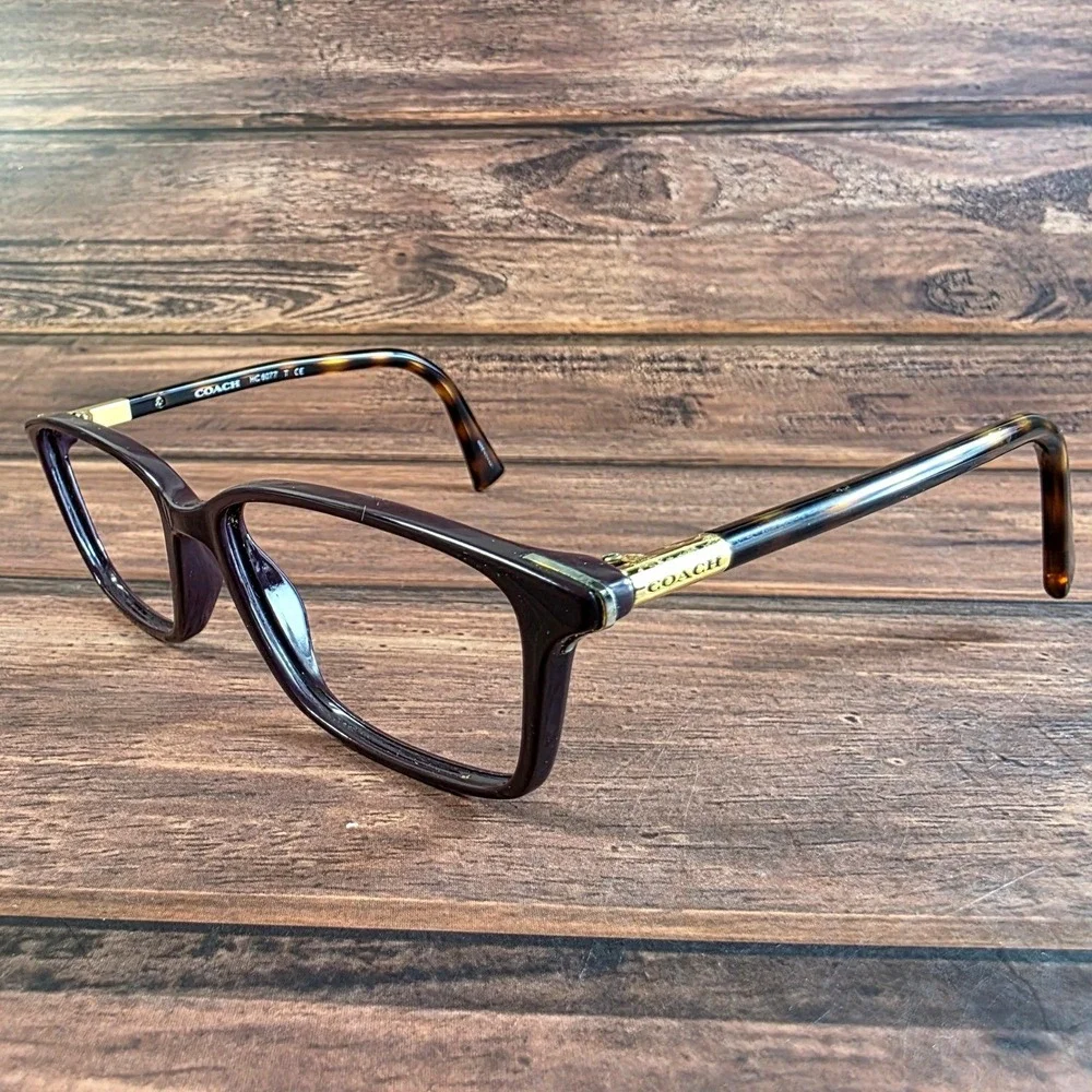 Coach HC 6077 5335 Purple Dark Tortoise Eyeglasses Women's53-15-135‎ FRAMES ONLY